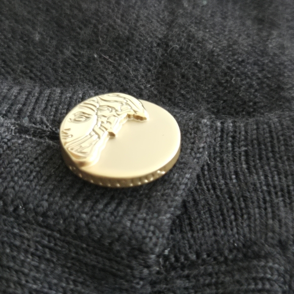 Versace Cardigan with Gold Buttons - Picture 3 of 5